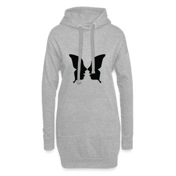 illusion - Hoodie-Kleid - Grau meliert - Vorne