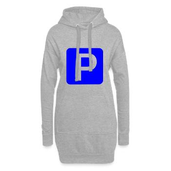 Parken - Hoodie-Kleid - Grau meliert - Vorne