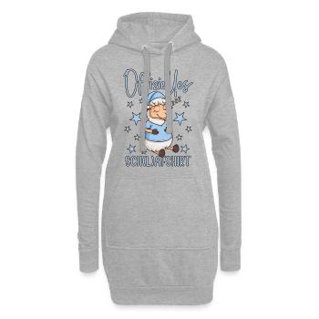Schafshirt - Offizielles Schlafshirt Schaf - Hoodie-Kleid - Grau meliert - Vorne