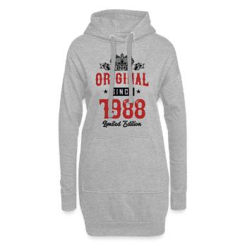 1988 limited edition - Hoodie-Kleid - Grau meliert - Vorne