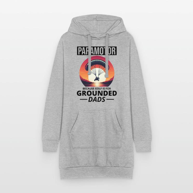 Paramotor Pilot Paramotoring Powered Paraglider Hoodie Dress
