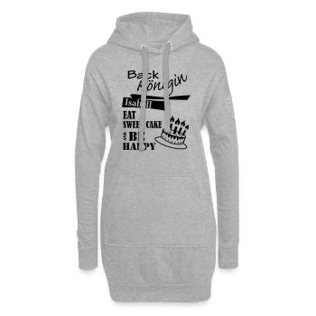 Backmeisterin Isabell - Hoodie-Kleid - Grau meliert - Vorne