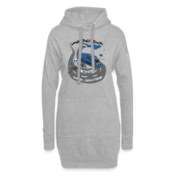 VANtastisch 640bl Hotel war gestern - Hoodie-Kleid - Grau meliert - Vorne