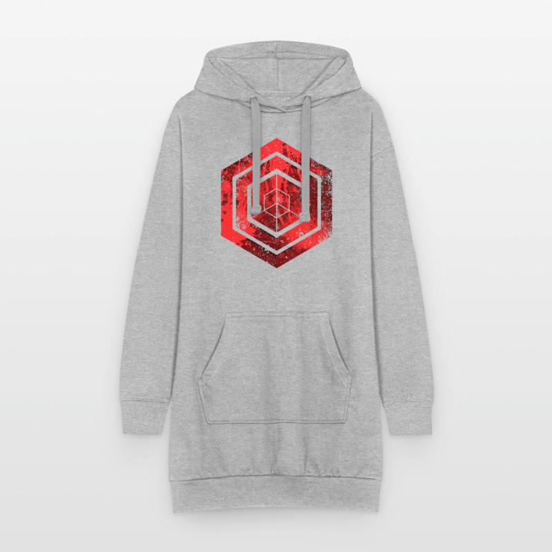 hexagon programming programmer coding geometric Hoodie Dress