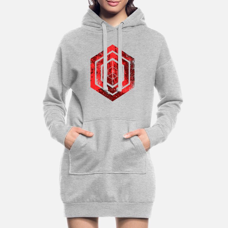 hexagon programming programmer coding geometric Hoodie Dress