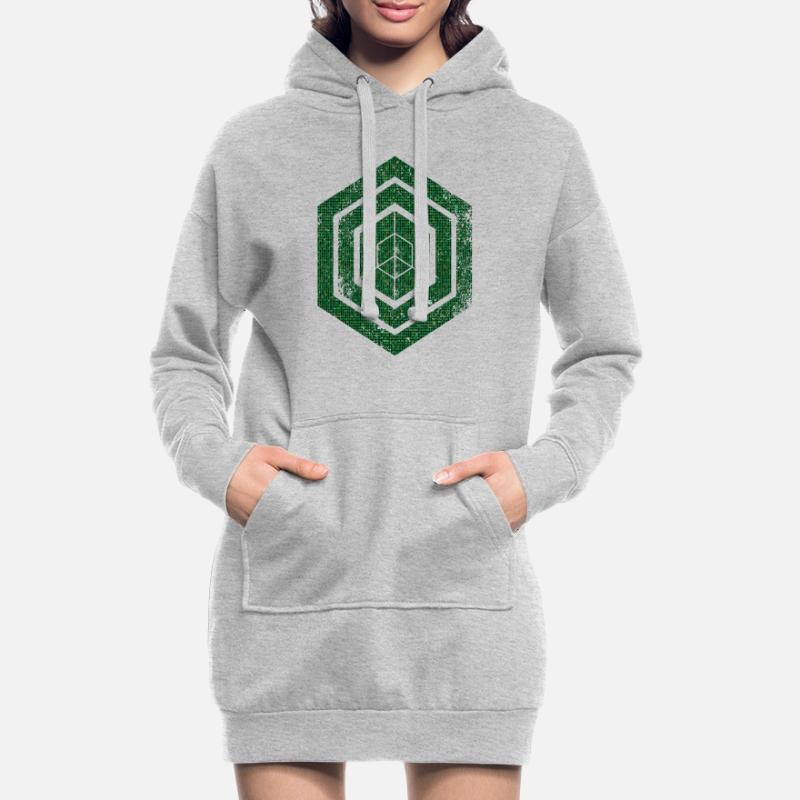 hexagon programming programmer coding geometric Hoodie Dress