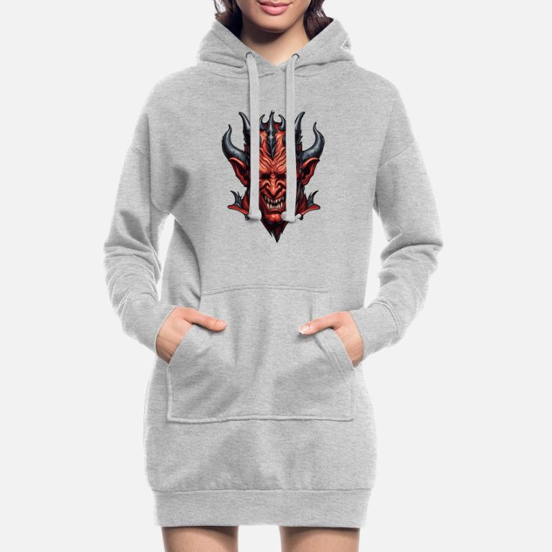 Devil / Hell / Horror / Devilish / Evil Hoodie Dress