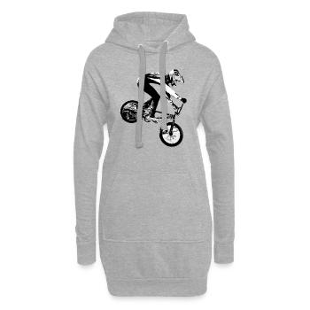 BMX (BMX) - Hoodie-Kleid - Grau meliert - Vorne