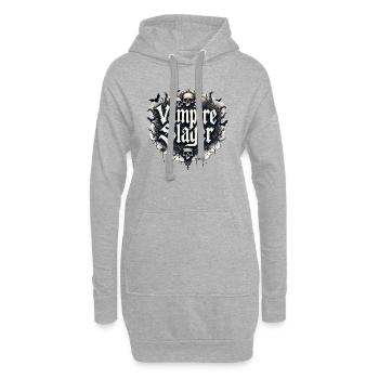 Vampire Slayer - Hoodie Dress - heather grey - Front