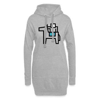soldat de l’armée soldat chevalier guerre mondiale ww63 - Sweat-shirt à capuche long Femme - gris chiné - Devant