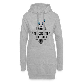 Golf - Hoodie-Kleid - Grau meliert - Vorne