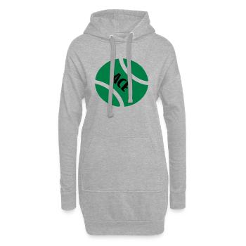ace tb - Hoodie-Kleid - Grau meliert - Vorne