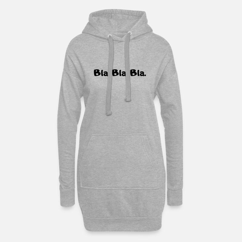 Blablabla - Hoodie-Kleid - Grau meliert