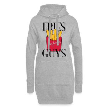 Pommes - Hoodie-Kleid - Grau meliert - Vorne