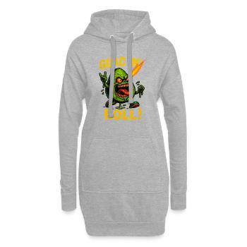 Guac ’n’ Roll - Hoodie-Kleid - Grau meliert - Vorne