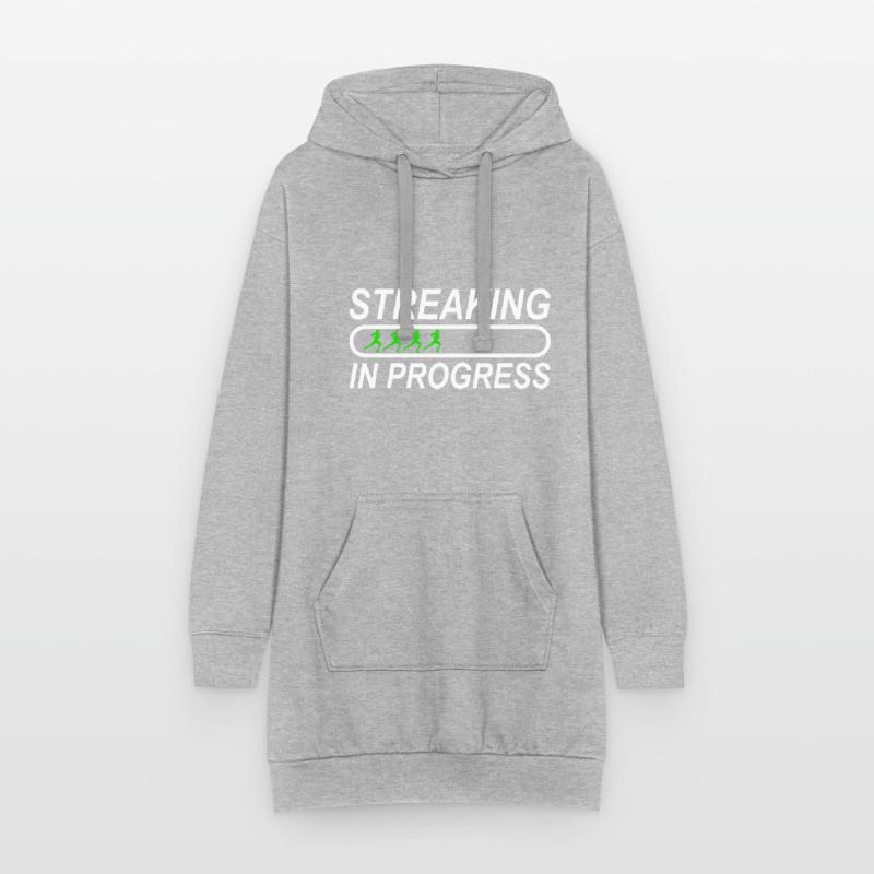 Streaking in Progress - Streak Runner Hoodie-Kleid