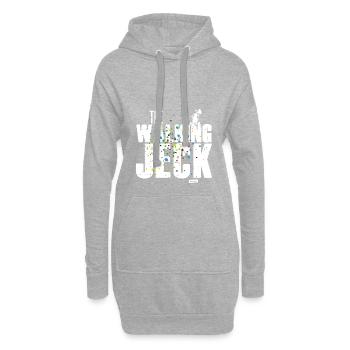 The Walking Jeck HARIZ Carnaval Kostuem Koeln - Sweat-shirt à capuche long Femme - gris chiné - Devant