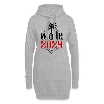 Malle 2024 - Hoodie-Kleid - Grau meliert - Vorne