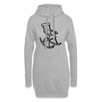 rocking chair - Hoodie-Kleid - Grau meliert - Vorne
