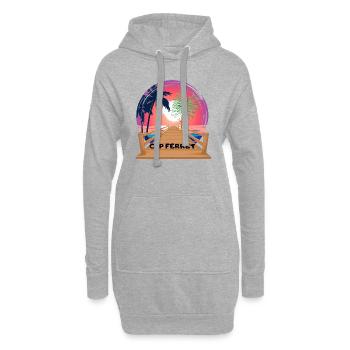 CAP FERRET Dune du pilat Truc Vert Frankreich - Hoodie-Kleid - Grau meliert - Vorne