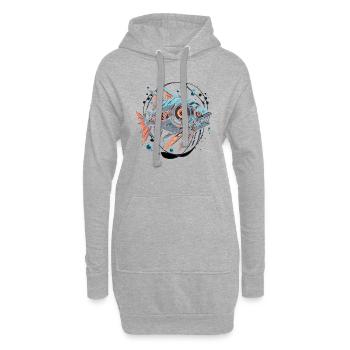 Bahamas Fun Funny Dictons Animal Gift Animation - Sweat-shirt à capuche long Femme - gris chiné - Devant