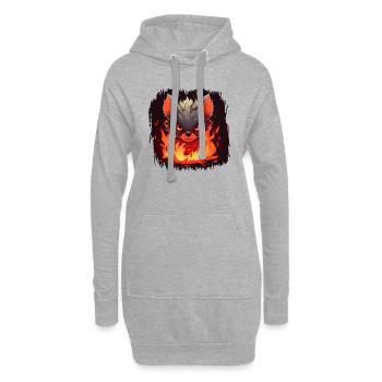 jokes birthday present baby birthday present idea - Hoodie-Kleid - Grau meliert - Vorne