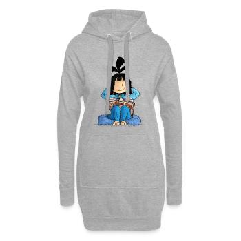 Scott - das Super-Werkstatthandbuch / - Hoodie-Kleid - Grau meliert - Vorne