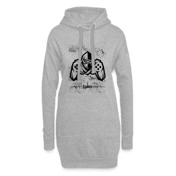 Gamer Controller – Geek Gift - Hoodie Dress - heather grey - Front