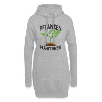 Gärtner - Hoodie-Kleid - Grau meliert - Vorne
