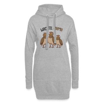 Wachtel - Hoodie-Kleid - Grau meliert - Vorne