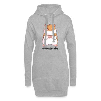 Hamster - Hoodie-Kleid - Grau meliert - Vorne