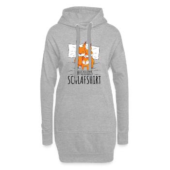 Eichhörnchen - Hoodie-Kleid - Grau meliert - Vorne