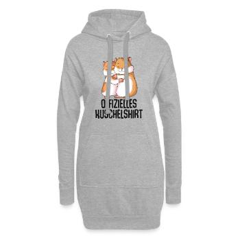Hamster - Hoodie-Kleid - Grau meliert - Vorne