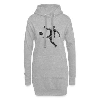Rugby - Hoodie Dress - heather grey - Front