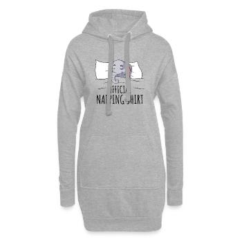 Elefant - Hoodie-Kleid - Grau meliert - Vorne