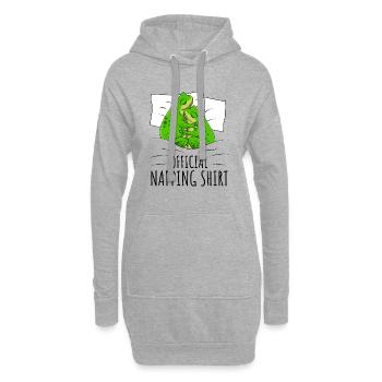 Frosch - Hoodie-Kleid - Grau meliert - Vorne