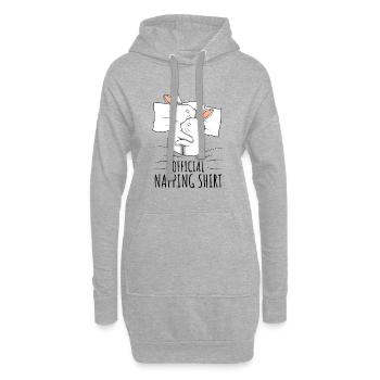 Hare - Hoodie Dress - heather grey - Front