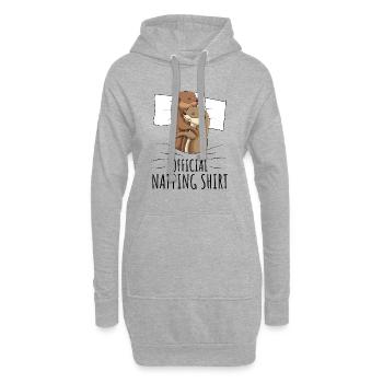 Otter - Hoodie-Kleid - Grau meliert - Vorne