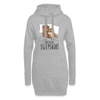 Otter - Hoodie-Kleid - Grau meliert - Vorne