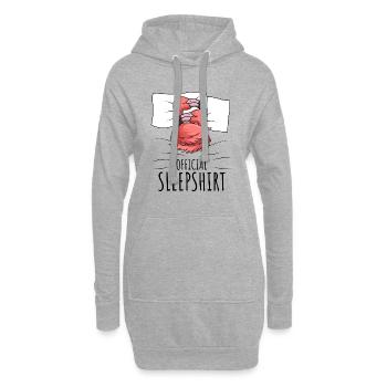 Flamingo - Hoodie-Kleid - Grau meliert - Vorne