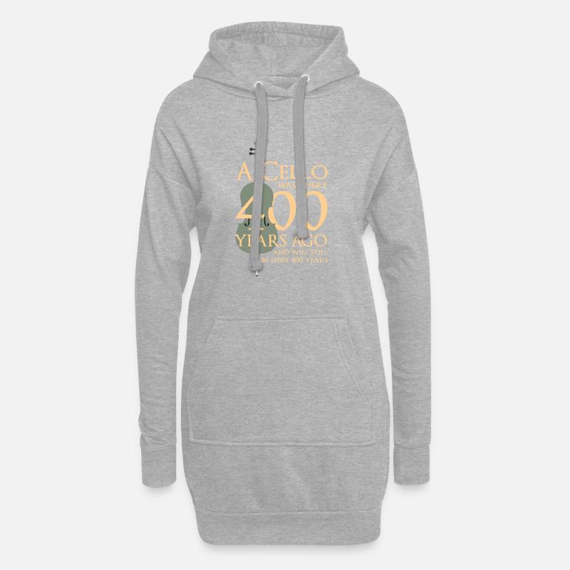 Cello - Hoodie-Kleid - Grau meliert