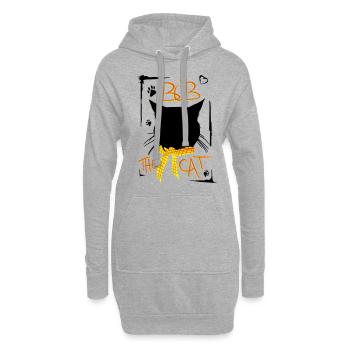 BOB DER STREUNER I BOB THE CAT - Hoodie-Kleid - Grau meliert - Vorne