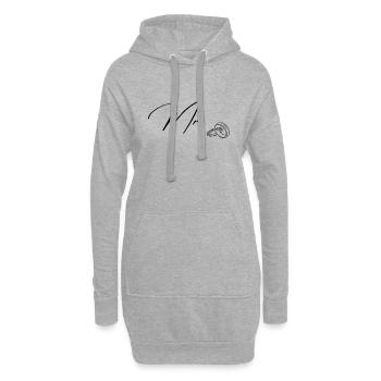 Mr. Mister - Hoodie-Kleid - Grau meliert - Vorne