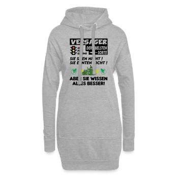 Bauern Proteste Politik Versagen Ampel - Hoodie-Kleid - Grau meliert - Vorne