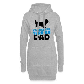 Yorkshire - Hoodie-Kleid - Grau meliert - Vorne