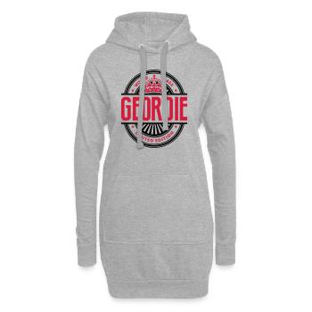 World class geordie limited edition best logo - Hoodie Dress - heather grey - Front