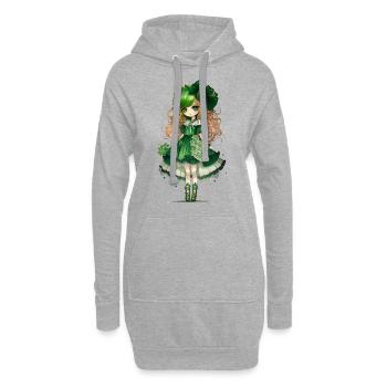 Lady Patricia 1 - Hoodie-Kleid - Grau meliert - Vorne