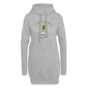 LAUCH Geburtstag - Hoodie-Kleid - Grau meliert - Vorne