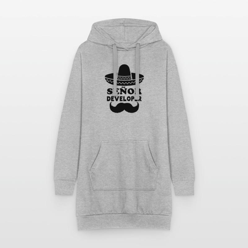 Señor Developer for Programming & Senior Developer Sweat-shirt à capuche long Femme