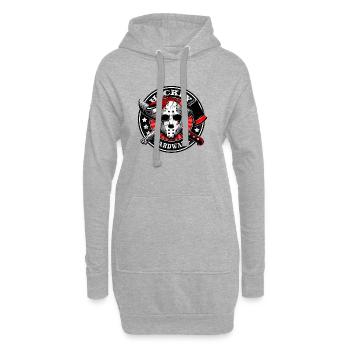Hockey Blood Sport - Hoodie-Kleid - Grau meliert - Vorne